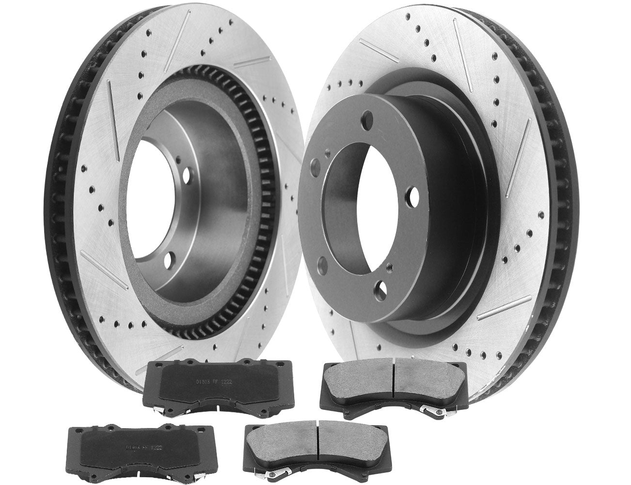 TOYOTA Land Cruiser Brake Rotor Kits 2007–2020 – Front BRF12044156BK - D1303